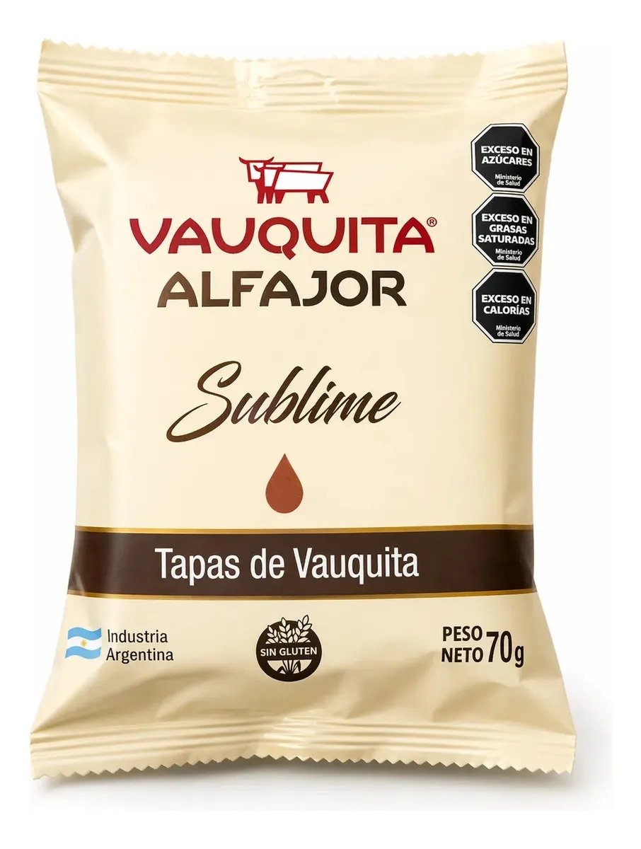 Alfajor Vauquita Super Dulce de Leche