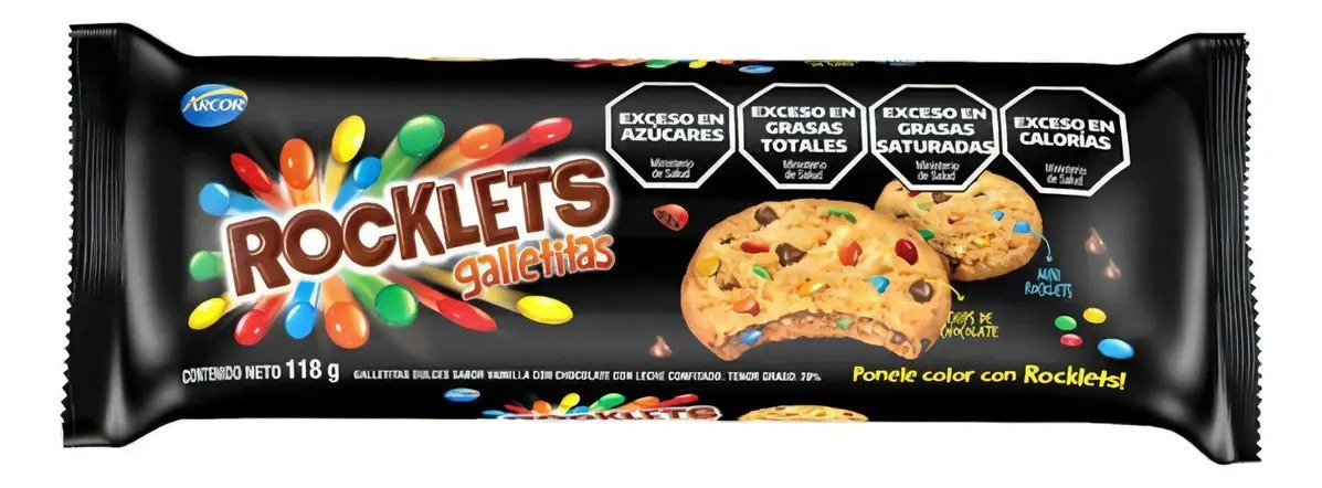 Galletitas Cookies Con Rocklets De Chocolate Arcor