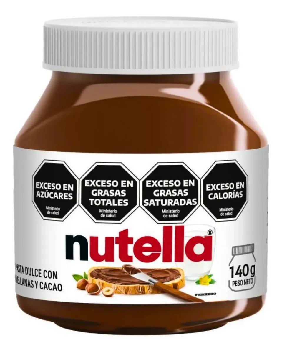 Nutella Pasta De Avellanas X 140g