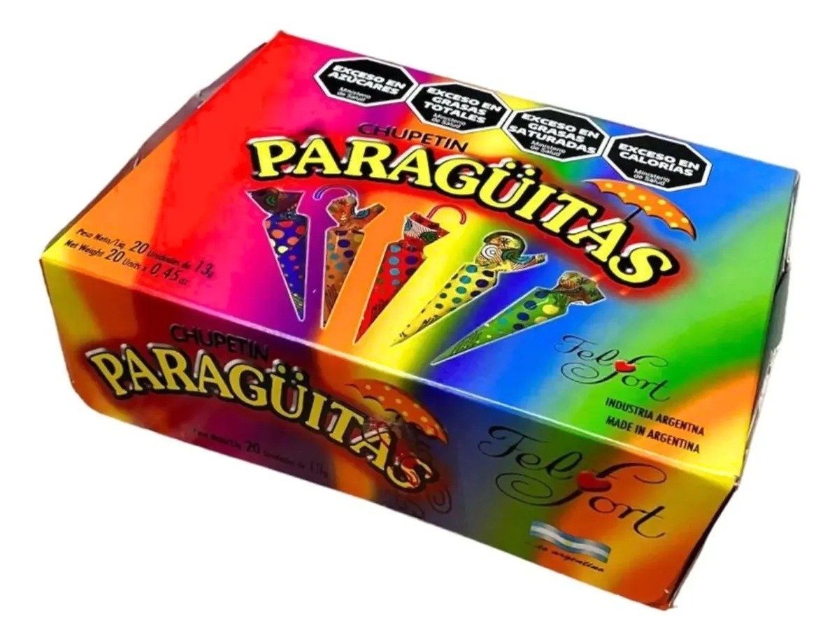Chupetin De Chocolate Paraguitas Felfort x 20 unidades