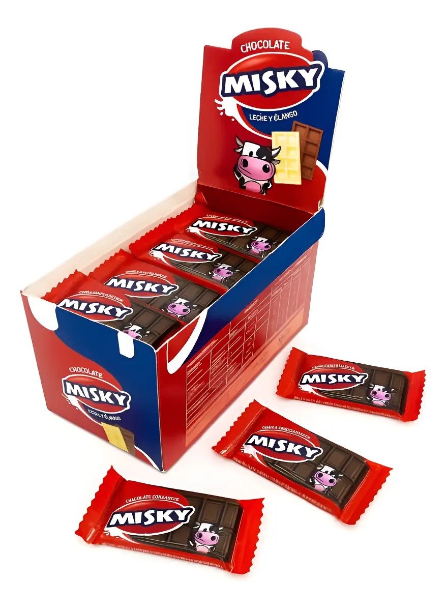 Chocolatin Misky Negro x 8gr x 20unidades