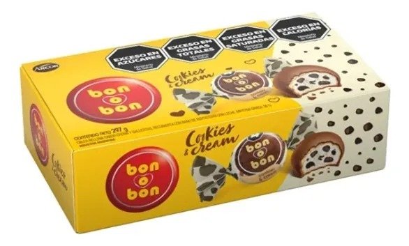 Bon O Bon Cookies And Cream Chocolate Arcor caja