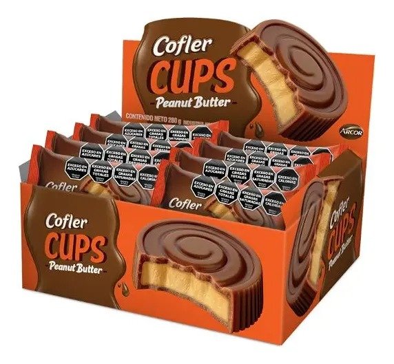 Cofler Cups Peanut Butter/ Vainilla/ Banana
