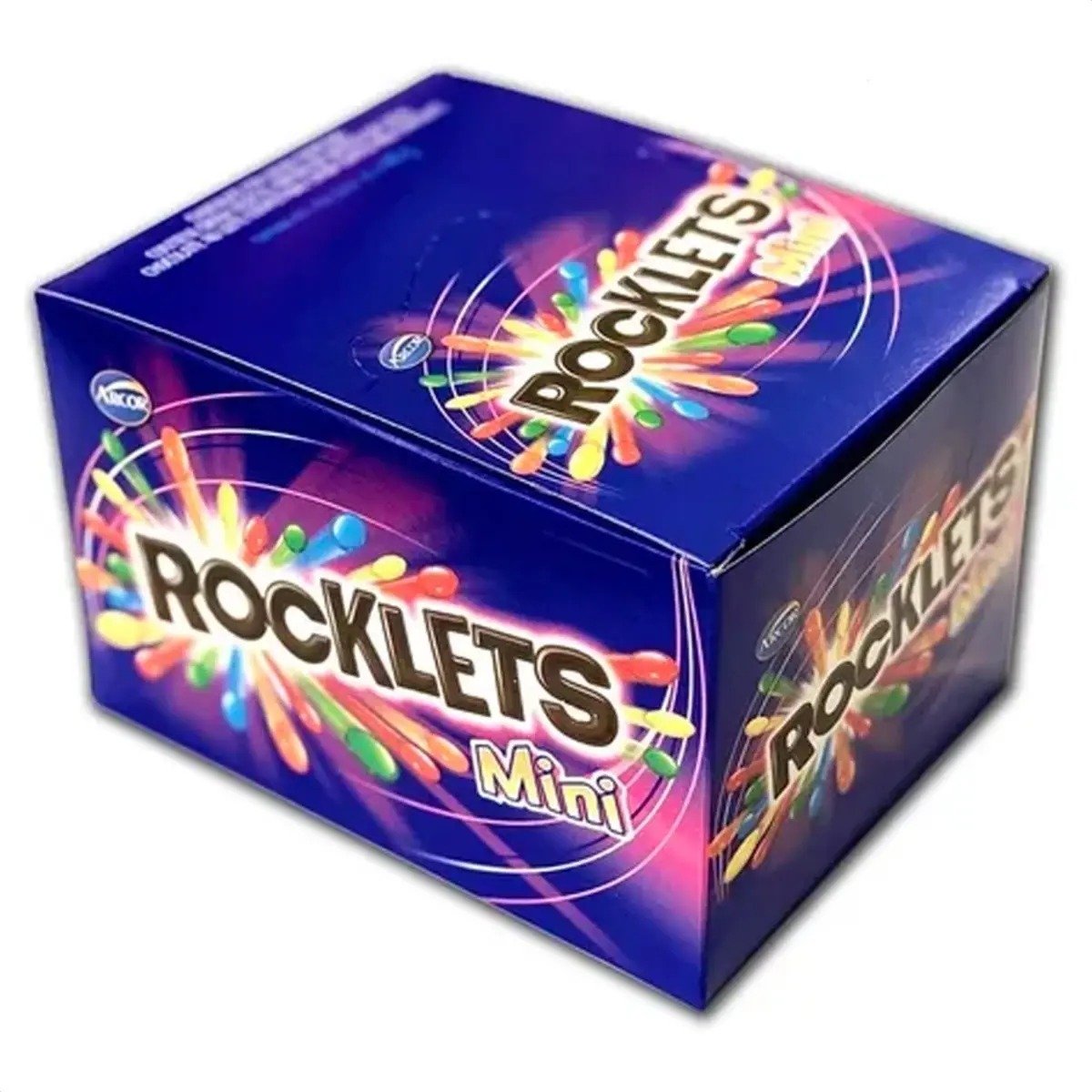 Rocklets Mini Confites Chocolate caja de 44 unidades
