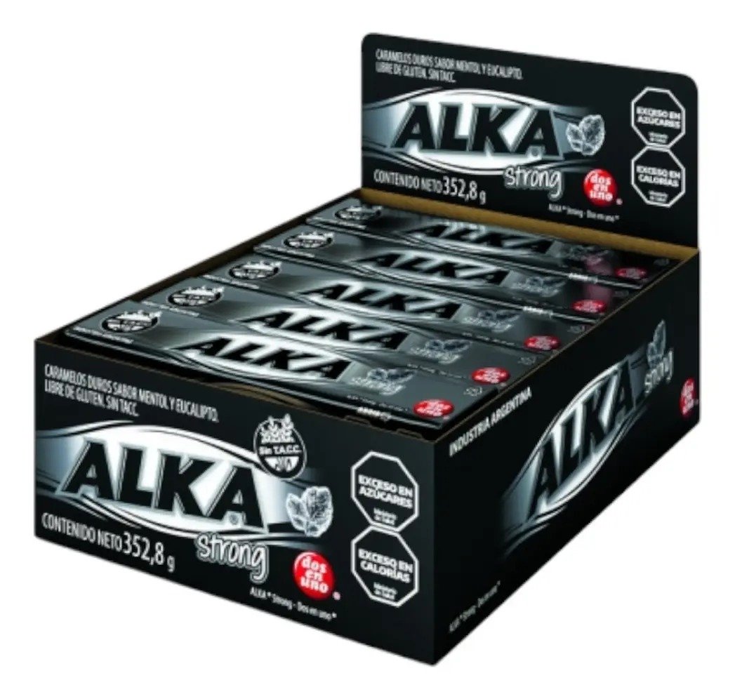 Caja Caramelos Alka Mentol x 12